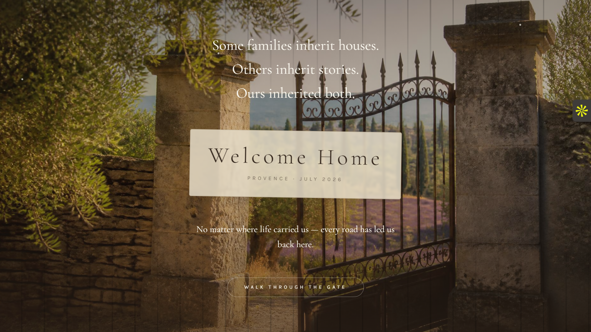 Live The Reunion experience in Provence by MomentCraft